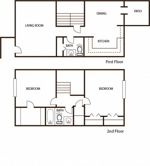 Floor plan for studio, 1150 sqft
